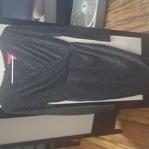 Catherine Malandrino black/silver dress